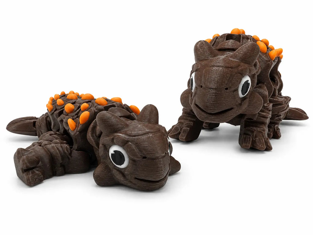 Dinosaure ankylosaure articulé
