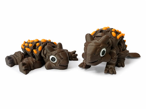Dinosaure ankylosaure articulé