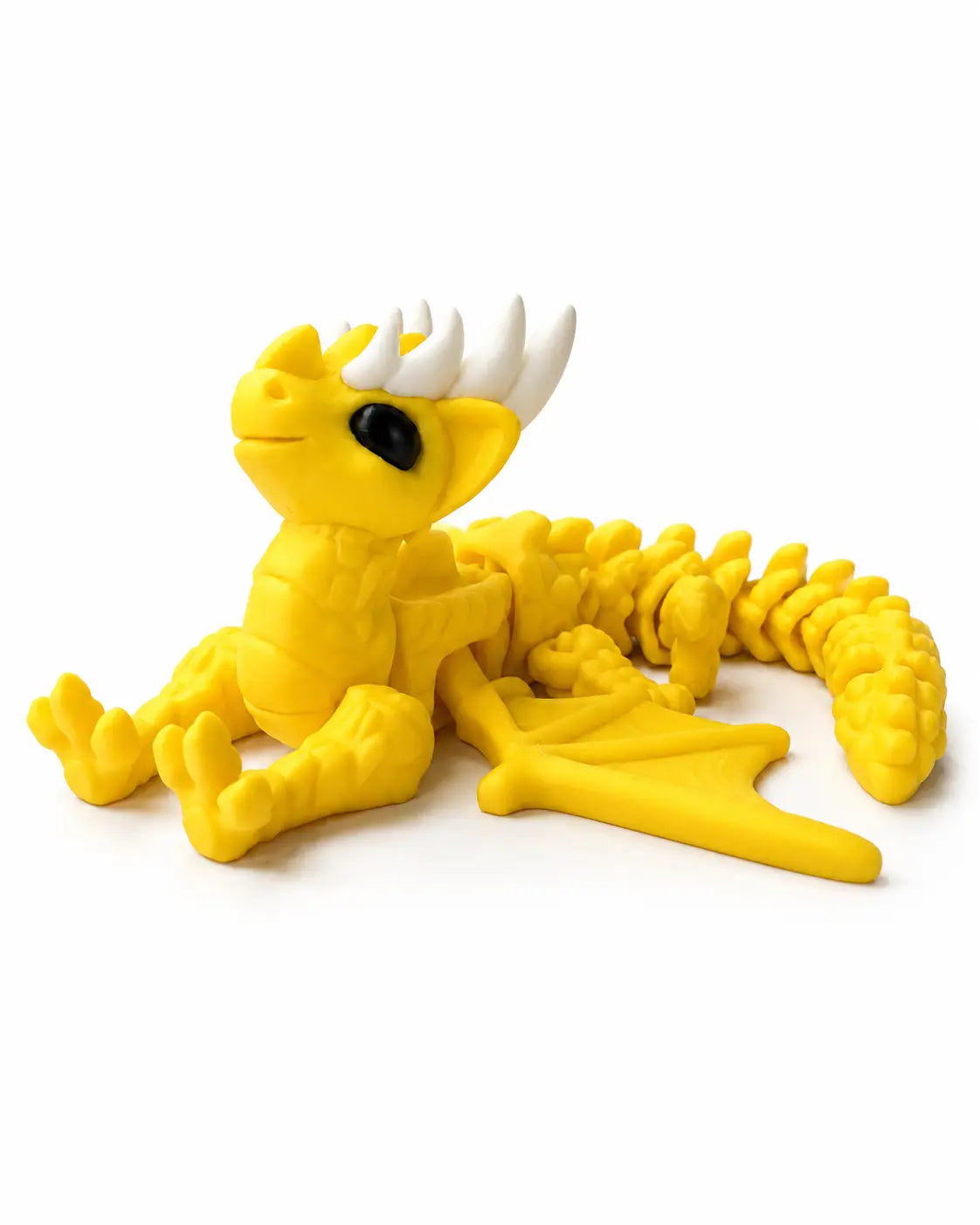 Jouet dragon cornu