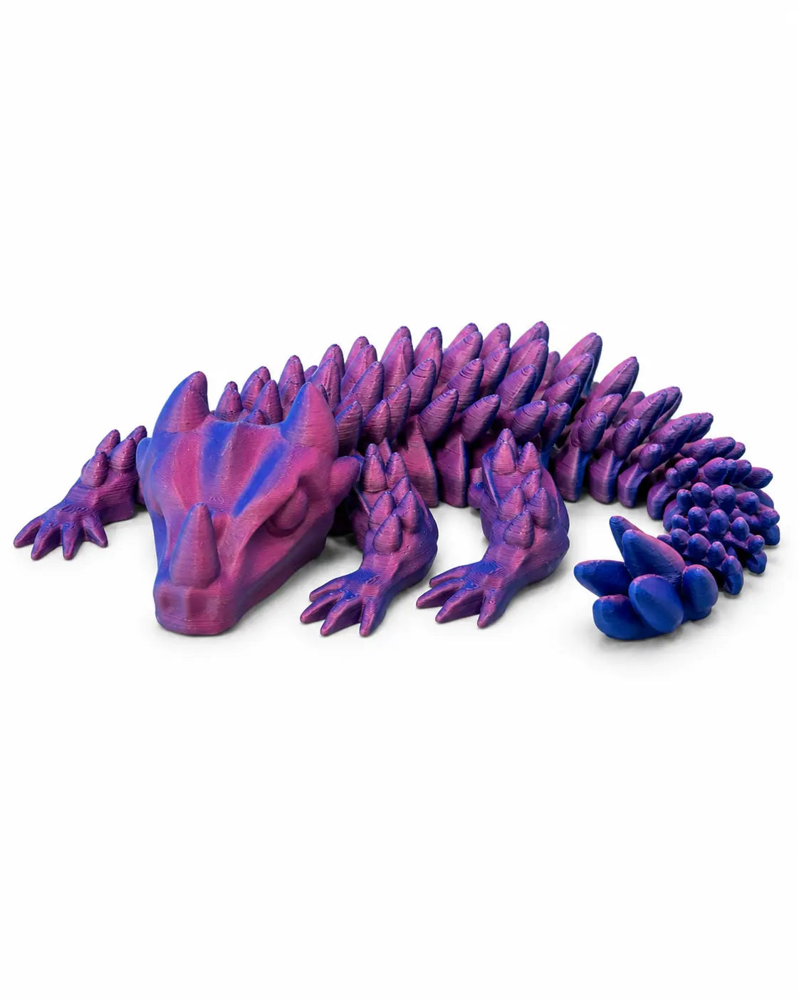 Jouet dragon épineux articulé