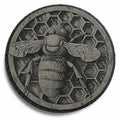 Grande ardoise circulaire gravée